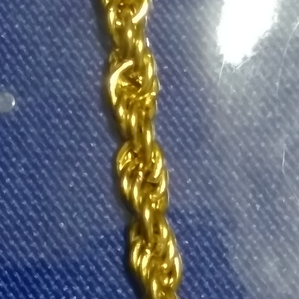Gold-plated chain necklace